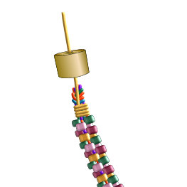Beaded kumihimo instructions